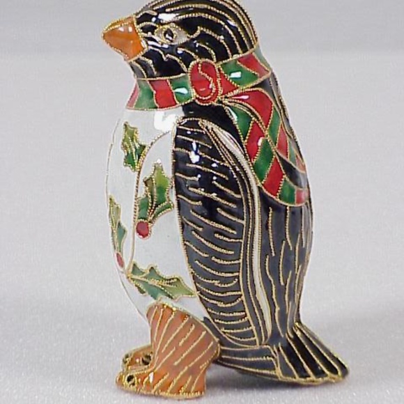 FINAL SALE PRICE NYCO International Cloisonne Penguin - Picture 2 of 4